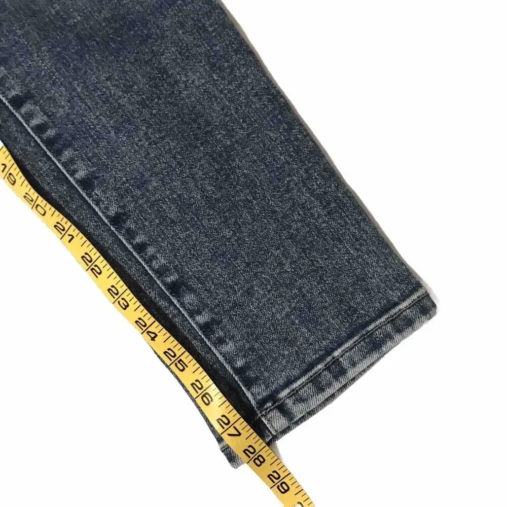 L.T.J Women's Letter to Juliet Siena High Rise Straight Jeans Blue Sz 25 Denim